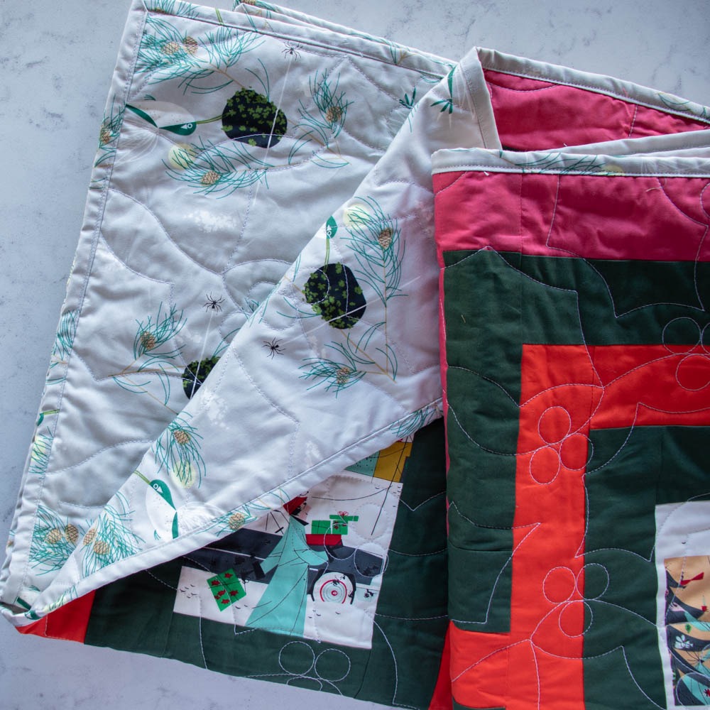 Charley Harper Holiday Cincinnati Quilt