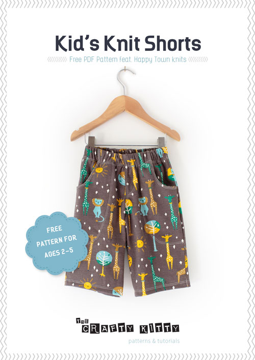 Kid's Knit Shorts by The Crafty Kitty