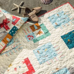 Sea Squared Quilt By Belén Sabi