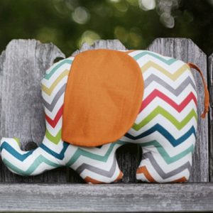 Sewing Tutorial & Free Pattern|Henry & Helga Elephant Softies by Christina McKinney