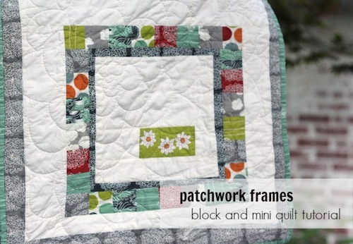 Sewing Tutorial|Patchwork Frames Quilt Block by Plum and June