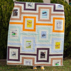 Charley Harper Vanishing Birds Cincinnati Quilt