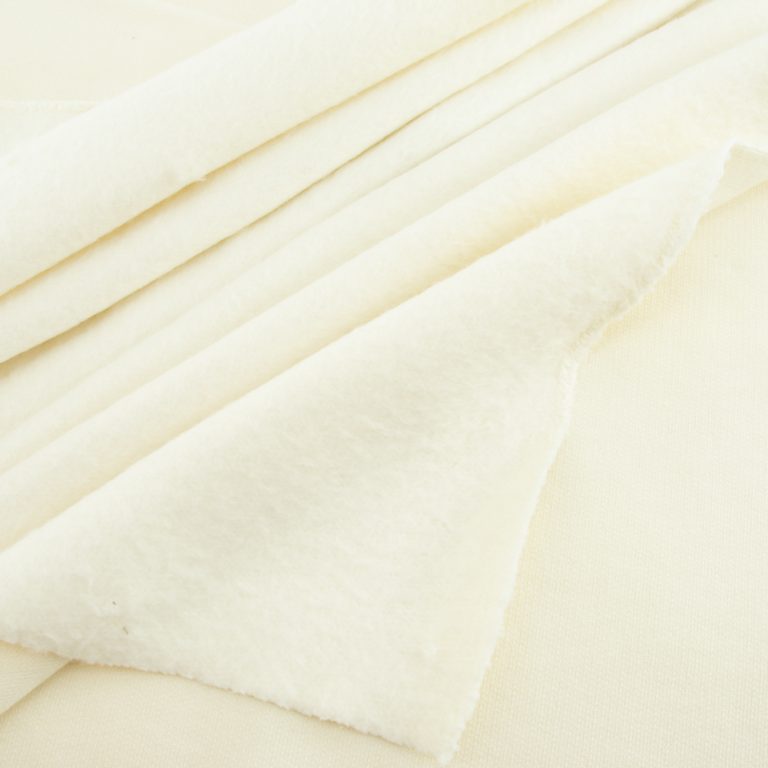 Cream Solid Fleece by Birch Organic