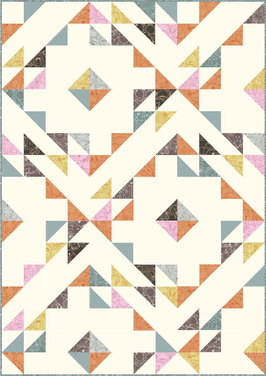 Summer Haze Baby Mock Up Featuring Charley Harper End Papers Basic