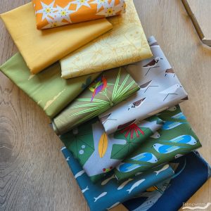 Vacation Needed Fabricworm Custom Bundle – Tropical Colored Quilting Cotton