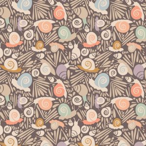 Snails Driftwood fabric, Slow Summer by Suzy Williams of Suzy Quilts for Art Gallery Fabric
