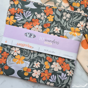 Tangerine 10" Fabric Wonders