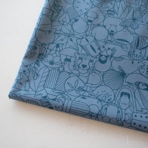 End Papers Denim, Charley Harper End Papers Basics from Birch Organic Fabrics