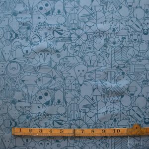 End Papers Denim, Charley Harper End Papers Basics from Birch Organic Fabrics