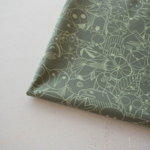 End Papers Jade, Charley Harper End Papers Basics from Birch Organic Fabrics