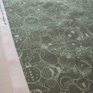 End Papers Jade, Charley Harper End Papers Basics from Birch Organic Fabrics