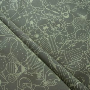 End Papers Jade, Charley Harper End Papers Basics from Birch Organic Fabrics