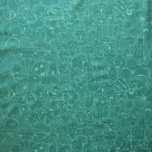 End Papers Lagoon, Charley Harper End Papers Basics from Birch Organic Fabrics