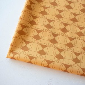 Chickadee End Papers Toffee, Charley Harper End Papers Basics from Birch Organic Fabrics