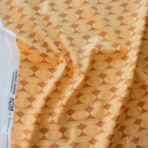 Chickadee End Papers Toffee, Charley Harper End Papers Basics from Birch Organic Fabrics