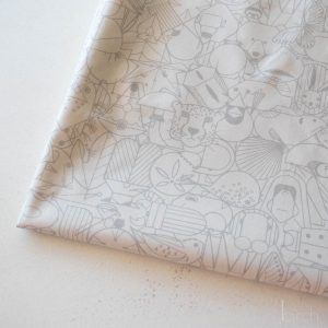 End Papers Snow, Charley Harper End Papers Basics from Birch Organic Fabrics