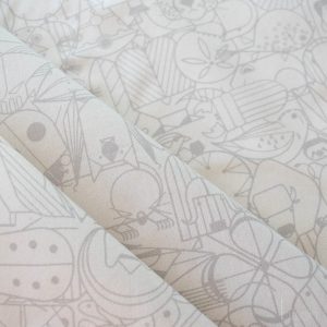 End Papers Snow, Charley Harper End Papers Basics from Birch Organic Fabrics
