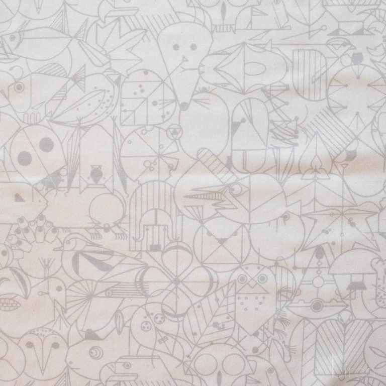 End Papers Snow, Charley Harper End Papers Basics from Birch Organic Fabrics