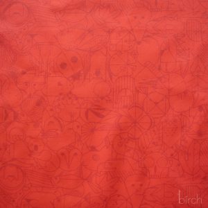 End Papers Cardinal, Charley Harper End Papers Basics from Birch Organic Fabrics