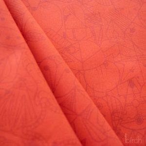 End Papers Cardinal, Charley Harper End Papers Basics from Birch Organic Fabrics
