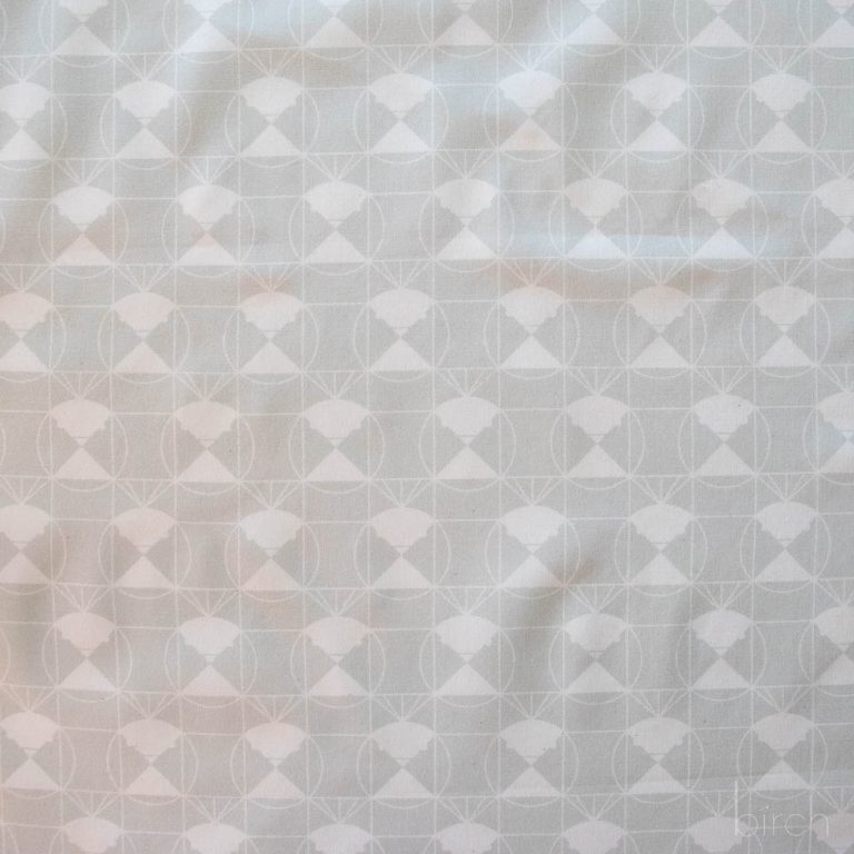 Chickadee End Papers Snow, Charley Harper End Papers Basics from Birch Organic Fabrics