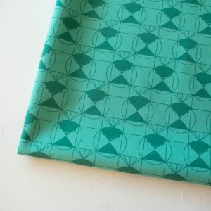 Chickadee End Papers Lagoon, Charley Harper End Papers Basics from Birch Organic Fabrics