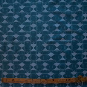Chickadee End Papers Denim, Charley Harper End Papers Basics from Birch Organic Fabrics