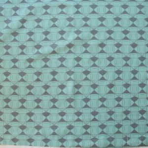 Chickadee End Papers Seafoam, Charley Harper End Papers Basics from Birch Organic Fabrics
