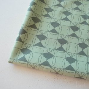 Chickadee End Papers Jade, Charley Harper End Papers Basics from Birch Organic Fabrics