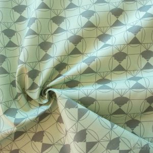 Chickadee End Papers Jade, Charley Harper End Papers Basics from Birch Organic Fabrics