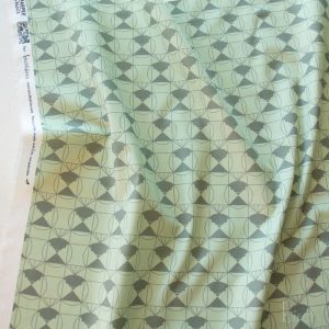 Chickadee End Papers Jade, Charley Harper End Papers Basics from Birch Organic Fabrics
