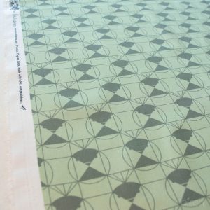 Chickadee End Papers Jade, Charley Harper End Papers Basics from Birch Organic Fabrics