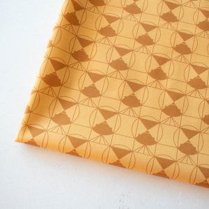 Chickadee End Papers Toffee, Charley Harper End Papers Basics from Birch Organic Fabrics