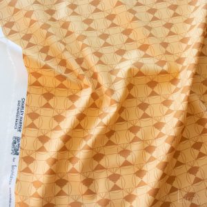 Chickadee End Papers Toffee, Charley Harper End Papers Basics from Birch Organic Fabrics