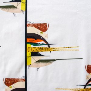 Gone Fishin, Charley Harper Coastal Vol. 2 for Birch Organic Fabrics