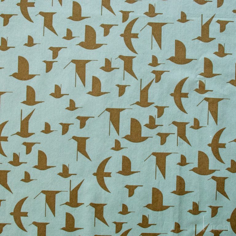 Maritime Birds Seagrass, Charley Harper Coastal Vol. 2 for Birch Organic Fabrics
