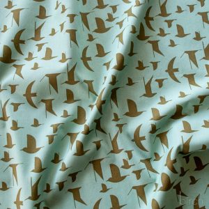 Maritime Birds Seagrass, Charley Harper Coastal Vol. 2 for Birch Organic Fabrics