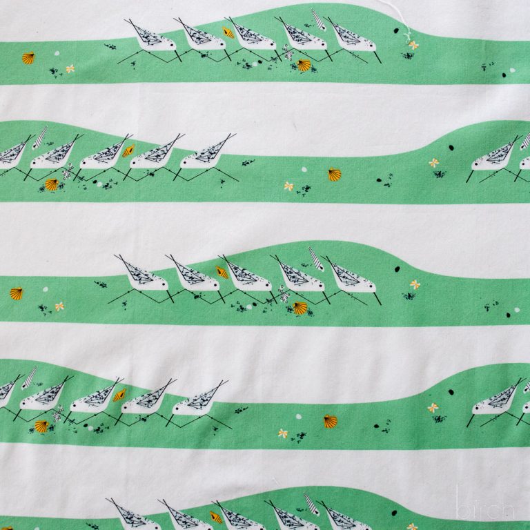 Strollin and Patrolin, Charley Harper Coastal Vol. 2 for Birch Organic Fabrics