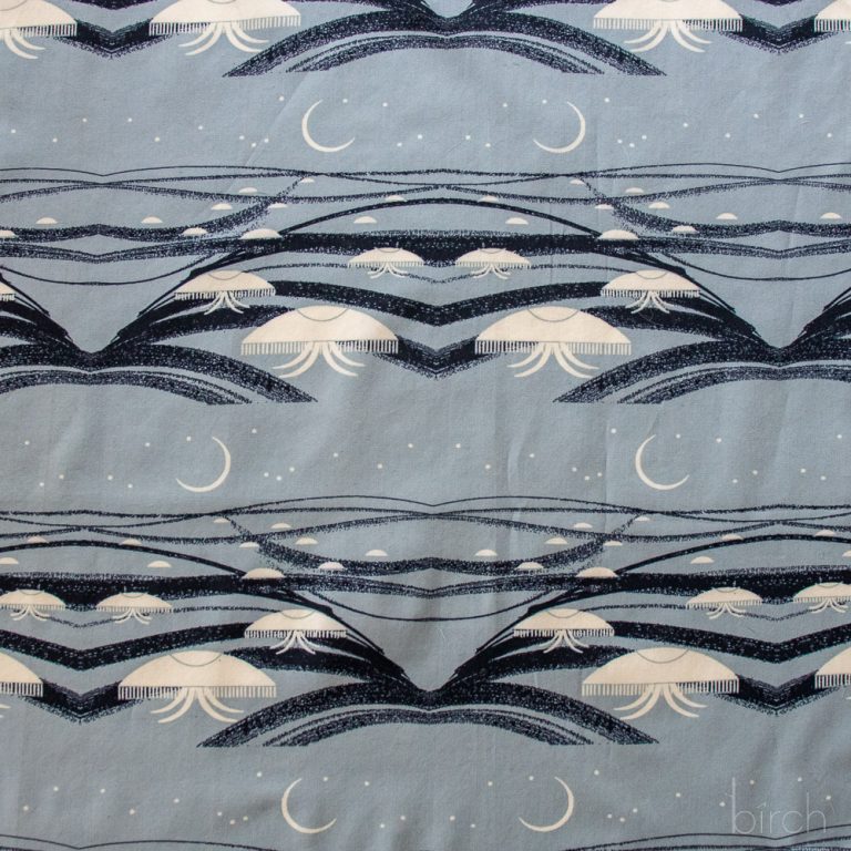 Moonjellies, Charley Harper Coastal Vol. 2 for Birch Organic Fabrics