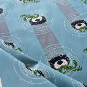 Otter vs Crawfish, Charley Harper Coastal Vol. 2 for Birch Organic Fabrics