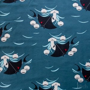 Shark Feast, Charley Harper Coastal Vol. 2 for Birch Organic Fabrics