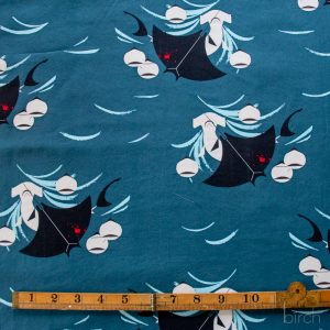Shark Feast, Charley Harper Coastal Vol. 2 for Birch Organic Fabrics