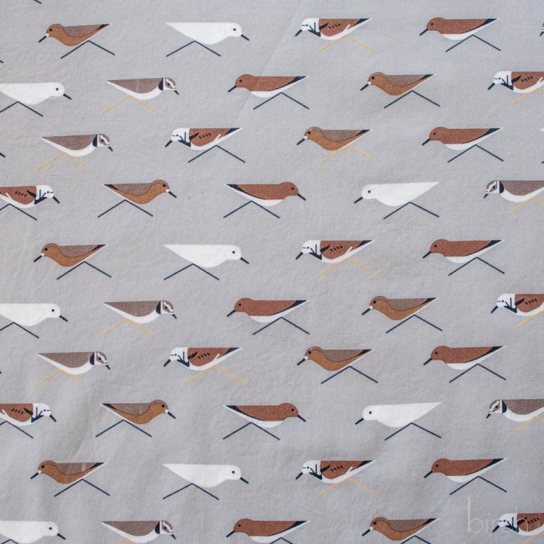 Sanderlings, Charley Harper Coastal Vol. 2 for Birch Organic Fabrics