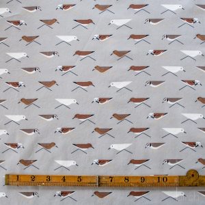 Sanderlings, Charley Harper Coastal Vol. 2 for Birch Organic Fabrics