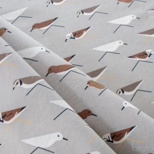 Sanderlings, Charley Harper Coastal Vol. 2 for Birch Organic Fabrics