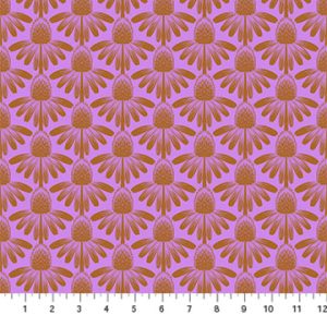 AMT1001-83V Coneflower Taffy, Indelible by Anna Maria for Northcott