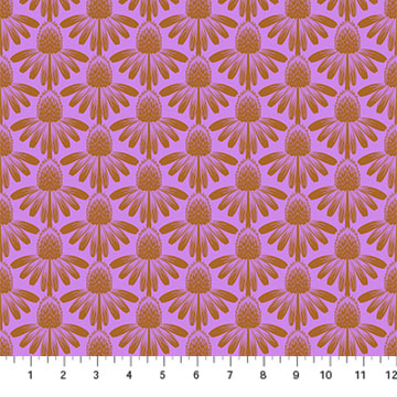 AMT1001-83V Coneflower Taffy, Indelible by Anna Maria for Northcott