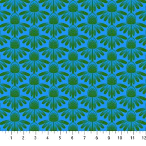 AMT1001-62C Coneflower Pool, Indelible by Anna Maria for Northcott
