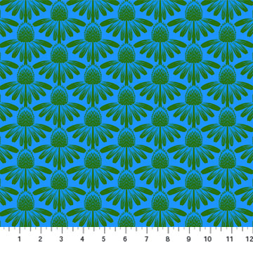 AMT1001-62C Coneflower Pool, Indelible by Anna Maria for Northcott