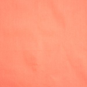 Coral Solid Poplin